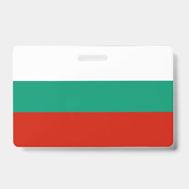 Bulgarien-Flagge Ausweis (Vorderseite)