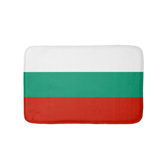 Bulgarien-Flagge Badematte (Vorderseite)