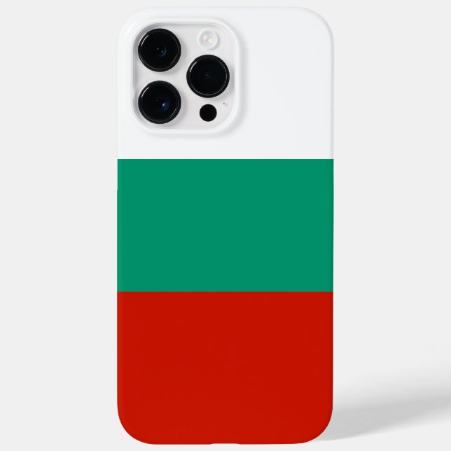 Bulgarien-Flagge Case-Mate iPhone 14 Pro Max Hülle (Rückseite)