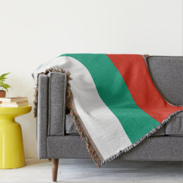 Bulgarien-Flagge Decke