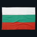 Bulgarien-Flagge Geschirrtuch<br><div class="desc">Ein ideales Geschenk für alle,  die Patrioten ihres Landes sind!</div>