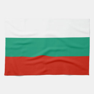 Bulgarien-Flagge Geschirrtuch
