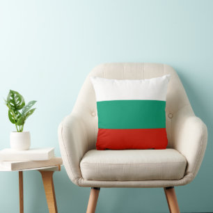 Bulgarien-Flagge Kissen