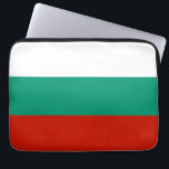 Bulgarien-Flagge Laptopschutzhülle<br><div class="desc">Ein ideales Geschenk für alle,  die Patrioten ihres Landes sind!</div>
