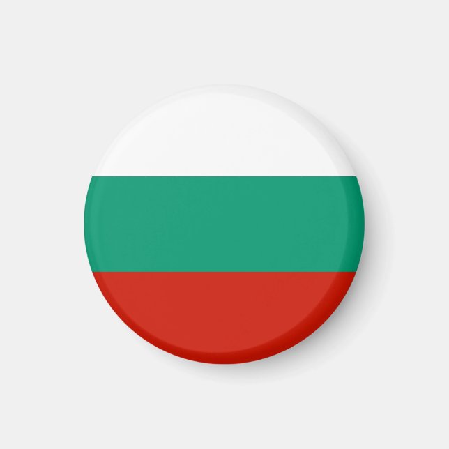 Bulgarien-Flagge Magnet (Vorne)