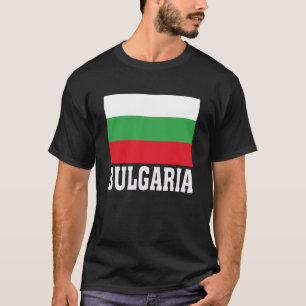 Bulgarien-Flagge Patriotisches Nationales Roots-So T-Shirt