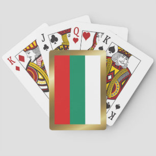 Bulgarien Flagge Spielkarten