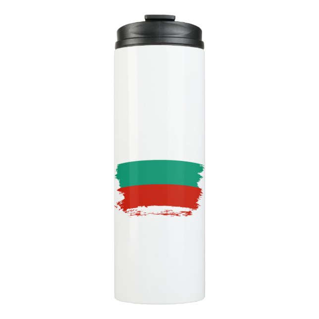 Bulgarien-Flagge Thermosbecher (Vorderseite)