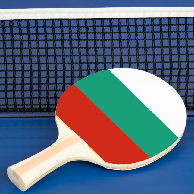 Bulgarien-Flagge Tischtennis Schläger (InSitu)