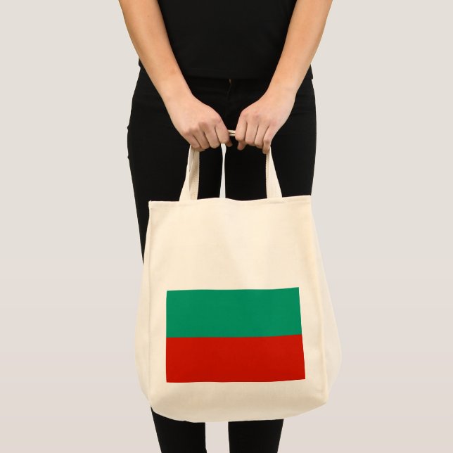Bulgarien-Flagge Tragetasche (Vorderseite (Produkt))