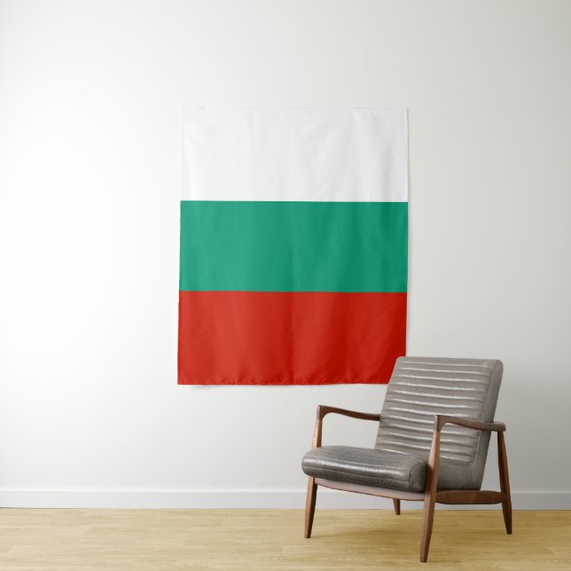 Bulgarien-Flagge Wandteppich (Beispiel)