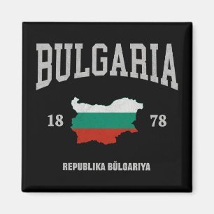 Bulgarien-Flaggenkarte Magnet