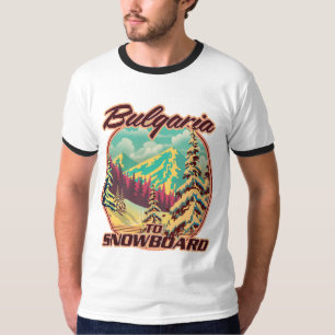 Bulgarien für Snowboard T-Shirt