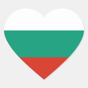 bulgarien Herz-Aufkleber