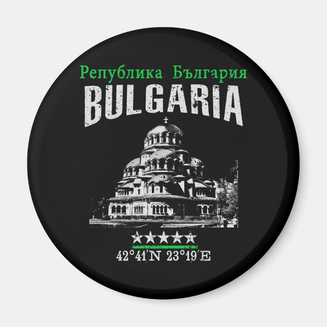 Bulgarien Magnet (Vorne)
