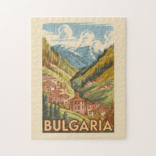 Bulgarien Malerische Illustration Reisen Kunst Vin