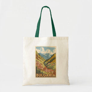 Bulgarien Malerische Illustration Reisen Kunst Vin Tragetasche