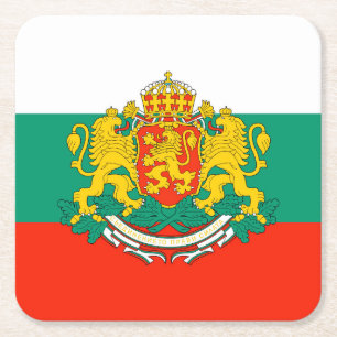 Bulgarien Rechteckiger Pappuntersetzer