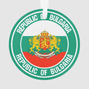 Bulgarien-Runde Ornament