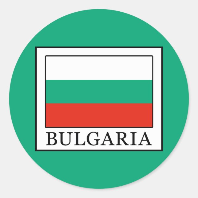 Bulgarien Runder Aufkleber (Vorderseite)