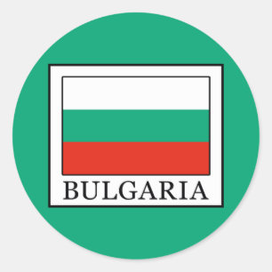 Bulgarien Runder Aufkleber