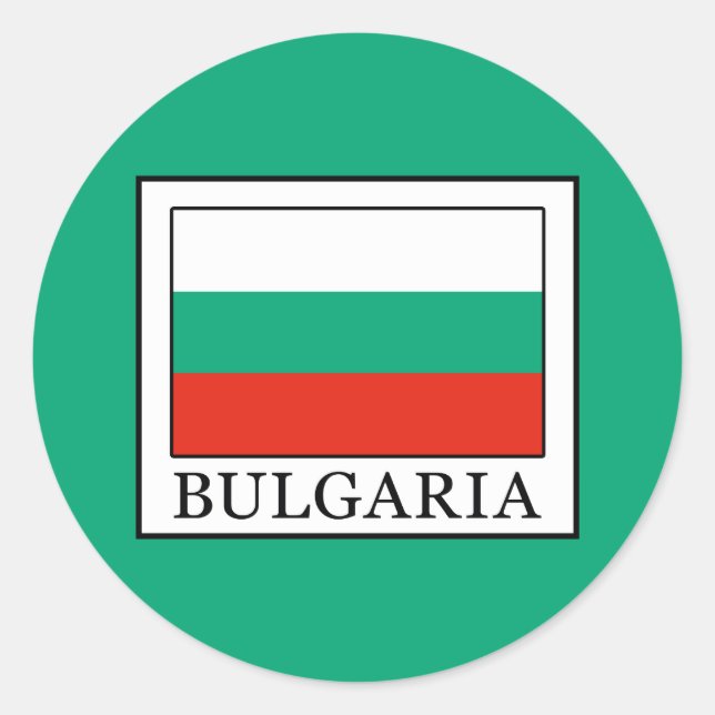 Bulgarien Runder Aufkleber (Vorderseite)