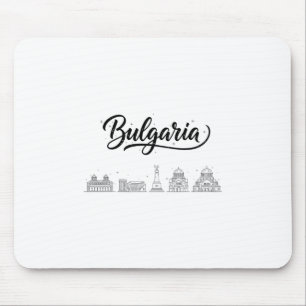Bulgarien Skyline Reise Urlaub Outfits Mousepad