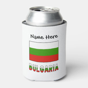 Bulgarien und bulgarische Flagge Personalisiert Dosenkühler