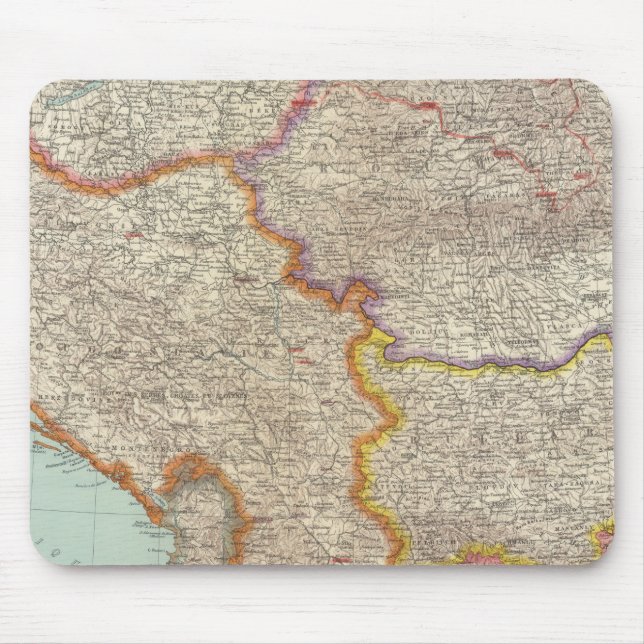 Bulgarien und Serbien Mousepad (Vorne)