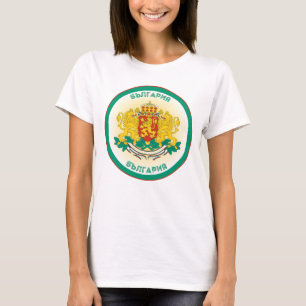 Bulgarien Wappen Kreisform T-Shirt
