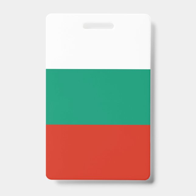 Bulgarienflagge Ausweis (Vorderseite)