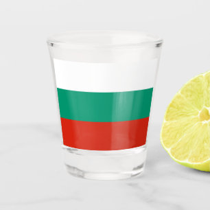 Bulgarienflagge Schnapsglas
