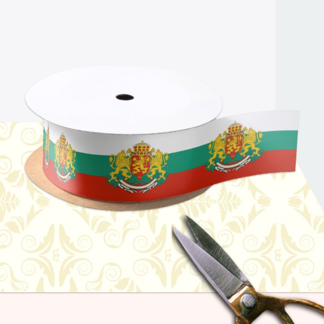Bulgarische Flagge Farben Band, Bulgarien /Sport Satinband (Von Creator hochgeladen)