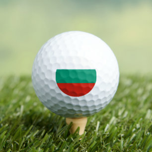 Bulgarische Flagge, Flagge Bulgariens Golfball