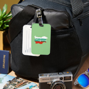 Bulgarische Flagge Gepäckanhänger