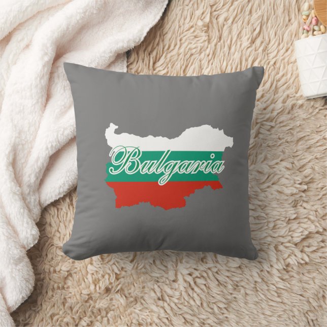 Bulgarische Flagge Kissen (Decke)