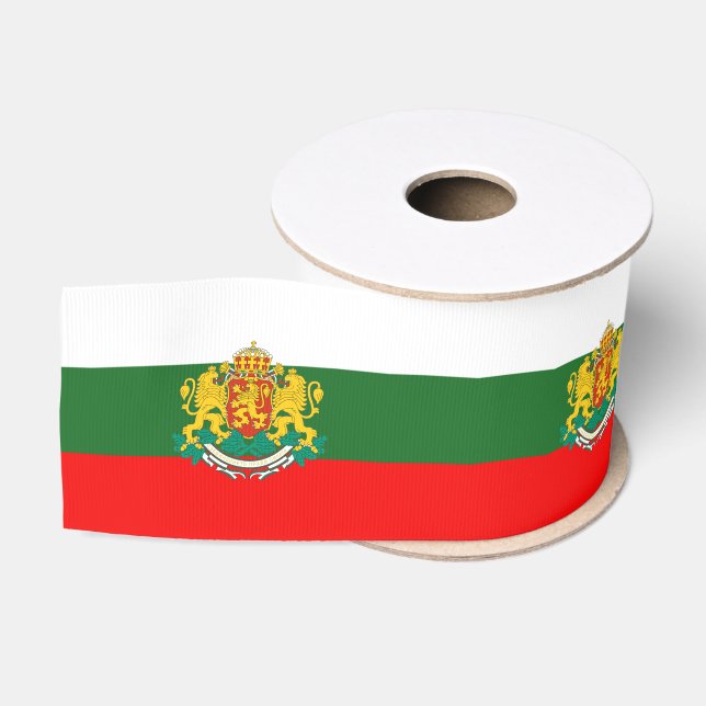 Bulgarische Flagge Ripsband (Spule)