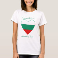Bulgarische Flagge Sweetheart T - Shirt