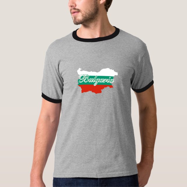 Bulgarische Flagge T-Shirt (Vorderseite)