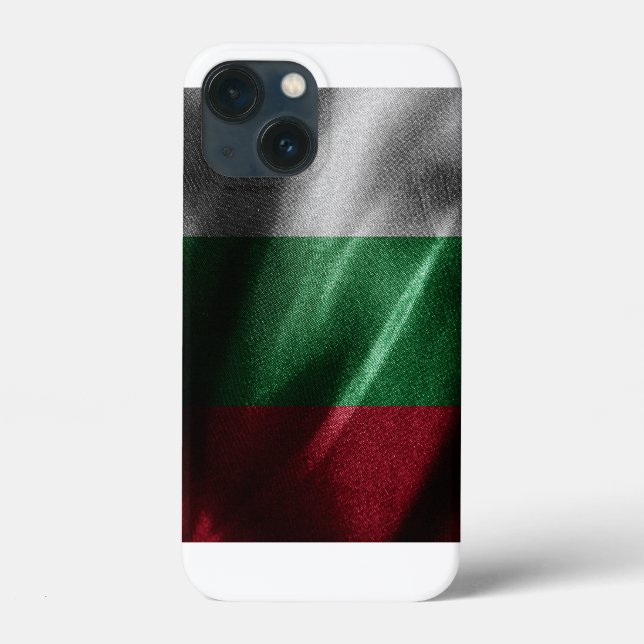 Bulgarische Seidenflagge Case-Mate iPhone Hülle (Rückseite)