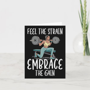 Bulgarische Squat-Übung Bodybuilding Fitness Karte