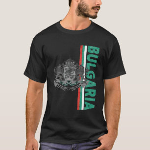 Bulgarische Staatsflagge und Emblem T-Shirt