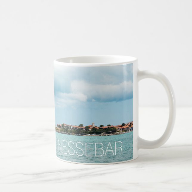 Bulgarische Stadt Nessebar Kaffeetasse (Rechts)