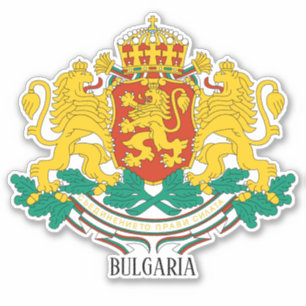 Bulgarische Wappenküste Patriotisch Aufkleber