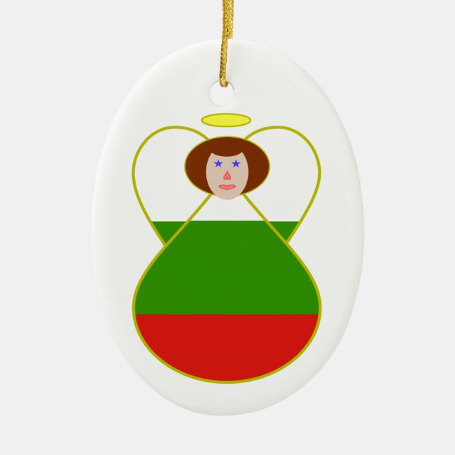 Bulgarischer Angel Keramik Ornament (Vorne)