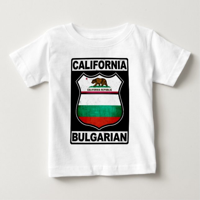 Bulgarischer Kalifornien Baby T-shirt (Vorderseite)