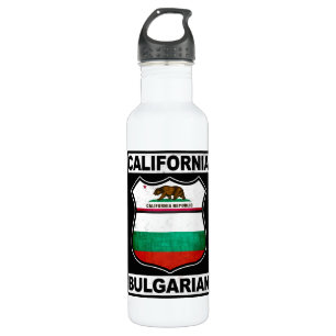 Bulgarischer Kalifornien Edelstahlflasche