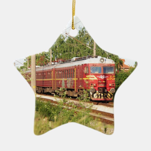 Bulgarischer Personenzug Keramikornament (Vorne)