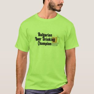 Bulgarisches Bier-trinkender Meister T-Shirt
