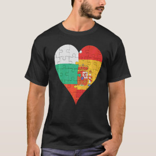Bulgarisches Flag Herz T-Shirt